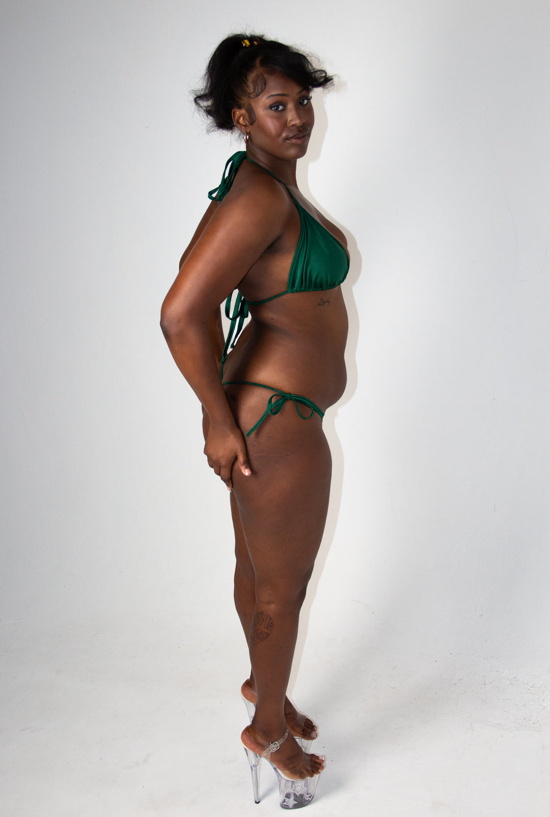 Emerald Green Kini