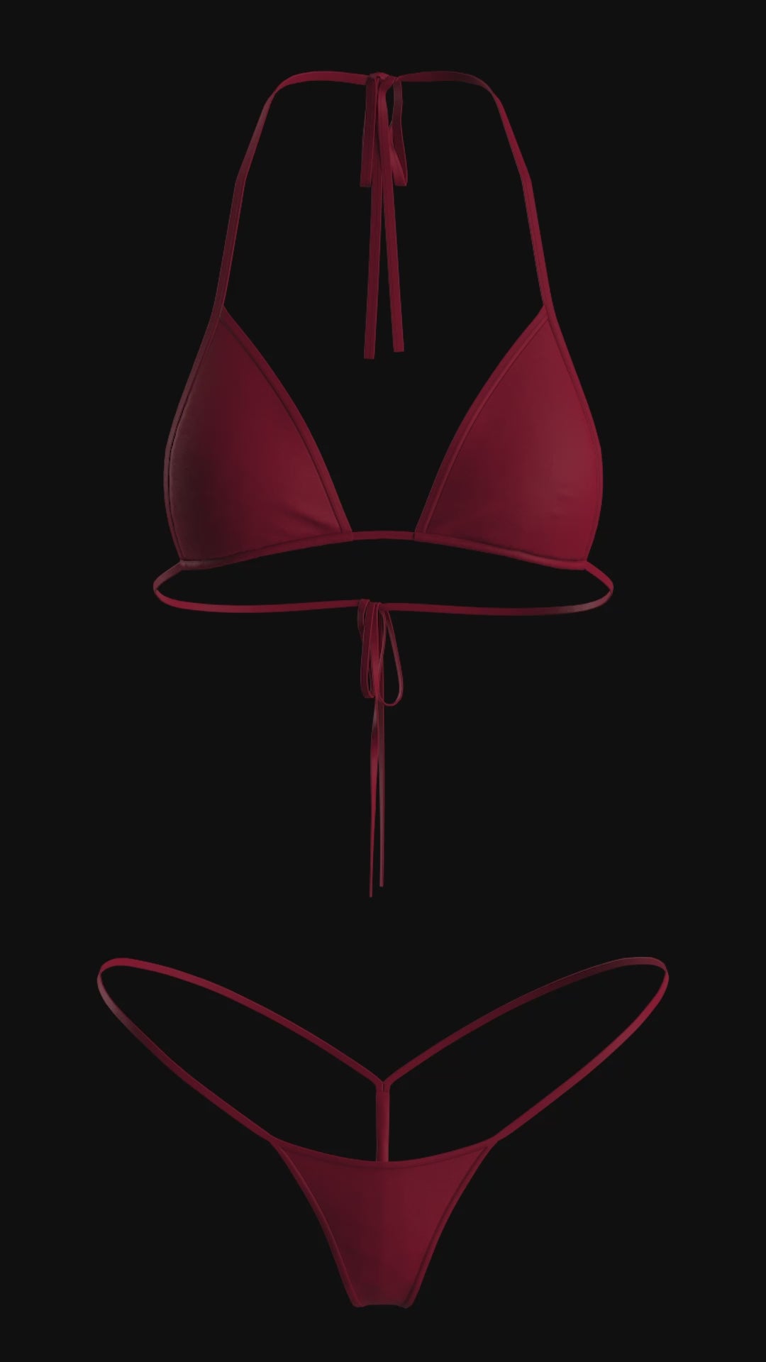 Triangle Top Red