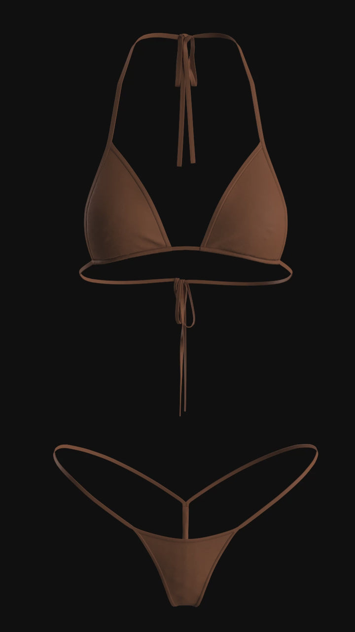 Triangle Top Brown